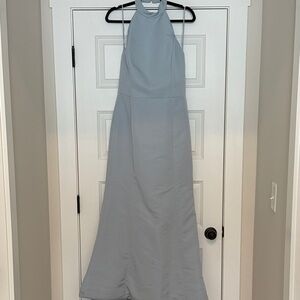 Amsale Austin dress in the color Ice